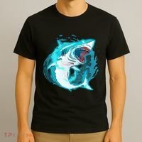 Leaping Shark Attack T-Shirt thumb 3