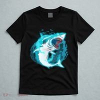 Leaping Shark Attack T-Shirt thumb 5