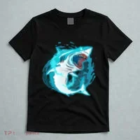 Leaping Shark Attack T-Shirt thumb 5