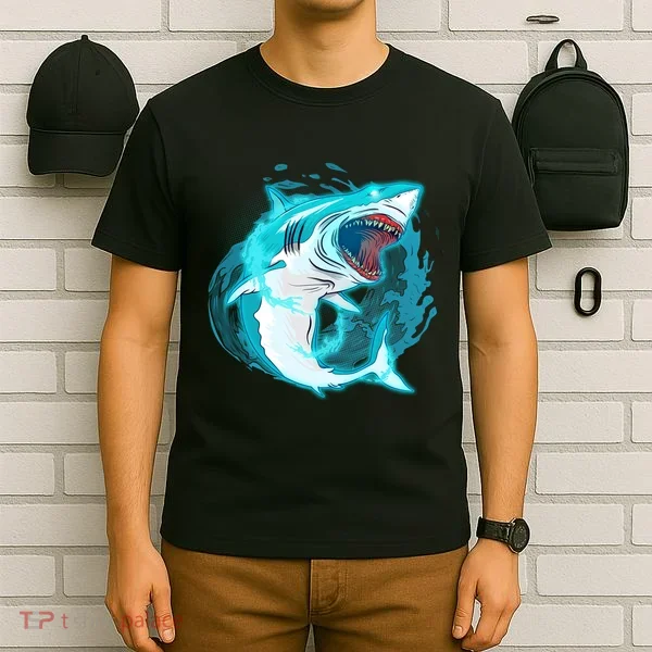 Leaping Shark Attack T-Shirt