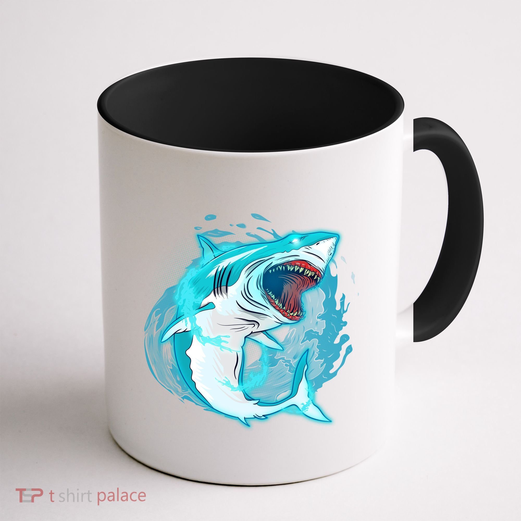 Leaping Shark Attack Coffee Mug