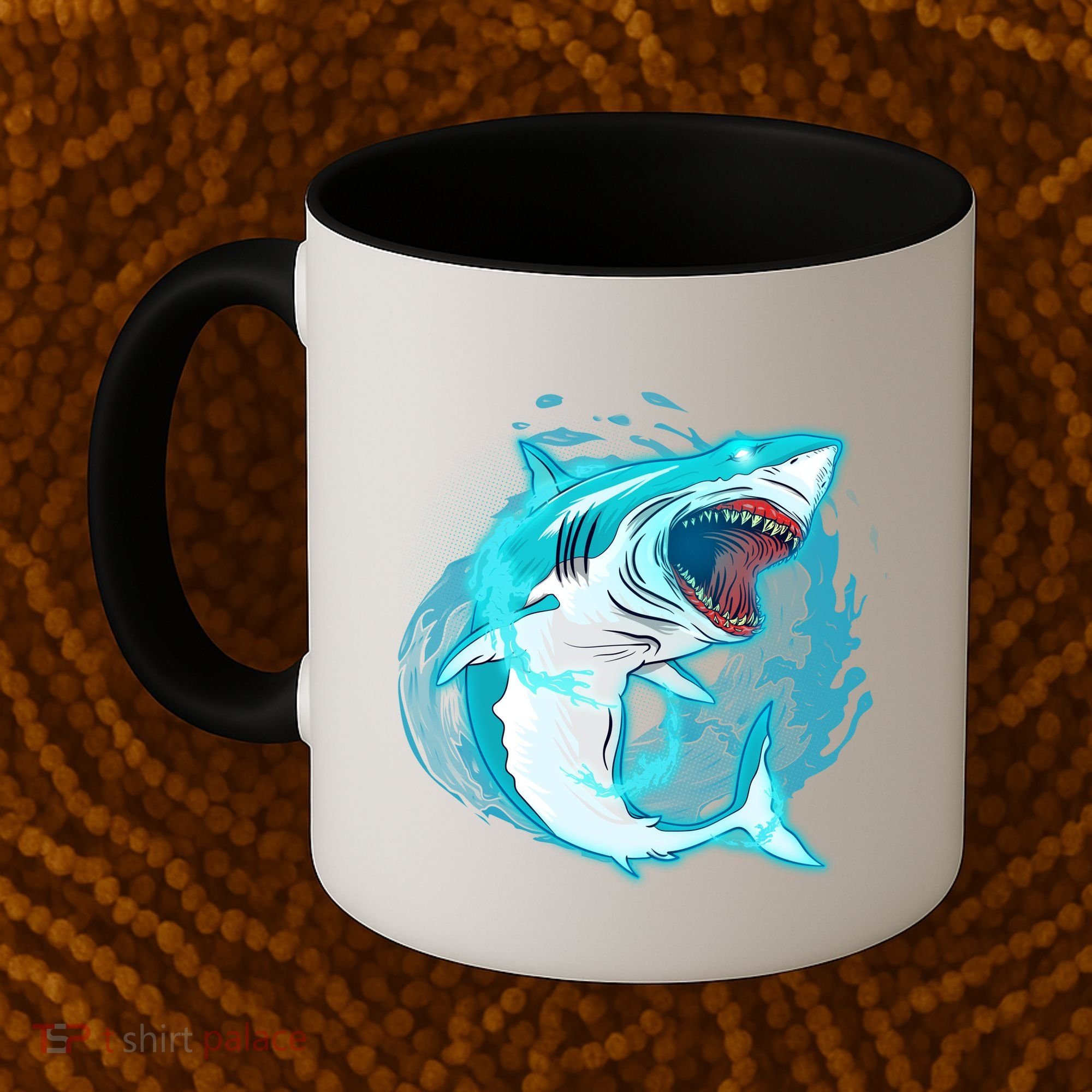 Leaping Shark Attack Coffee Mug