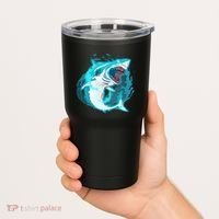 Leaping Shark Attack Tumbler thumb 2