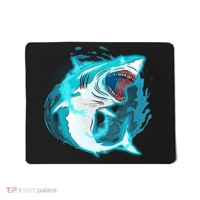 Leaping Shark Attack Mousepad