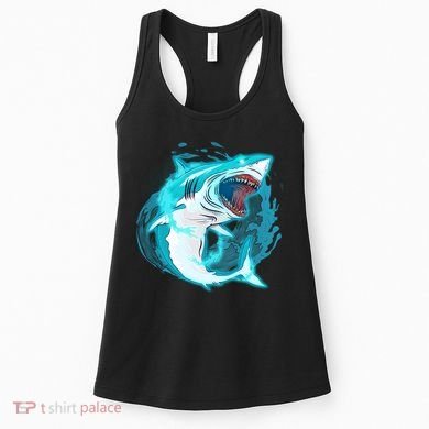 Leaping Shark Attack Women's Tank Top