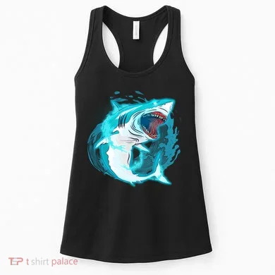 Leaping Shark Attack Women's Tank Top
