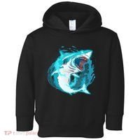 Leaping Shark Attack Toddler Hoodie thumb 0