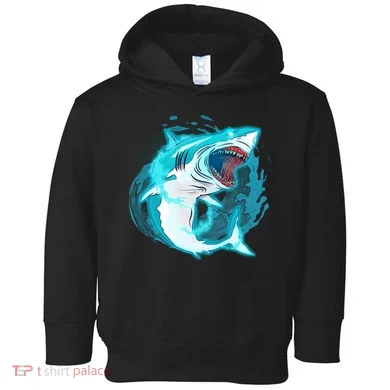 Leaping Shark Attack Toddler Hoodie