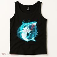 Leaping Shark Attack Tank Top thumb 2