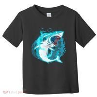 Leaping Shark Attack Toddler T-Shirt thumb 0