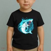 Leaping Shark Attack Toddler T-Shirt thumb 2