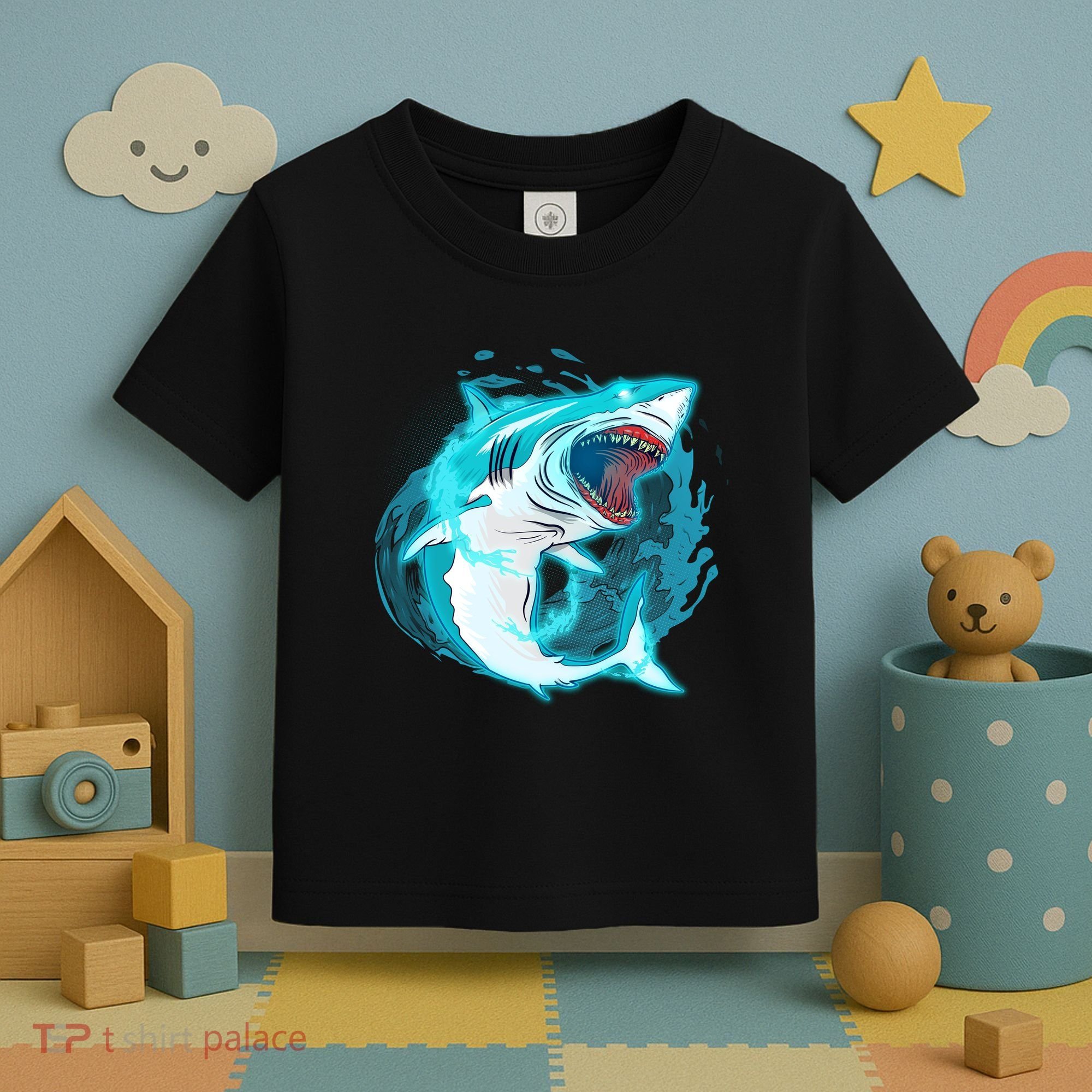 Leaping Shark Attack Toddler T-Shirt