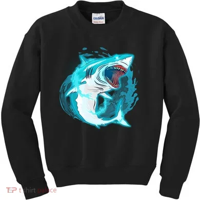 Leaping Shark Attack Kids Sweatshirt