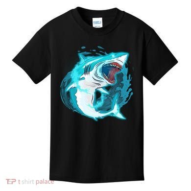 Leaping Shark Attack Kids T-Shirt