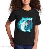 Leaping Shark Attack Kids T-Shirt thumb 2