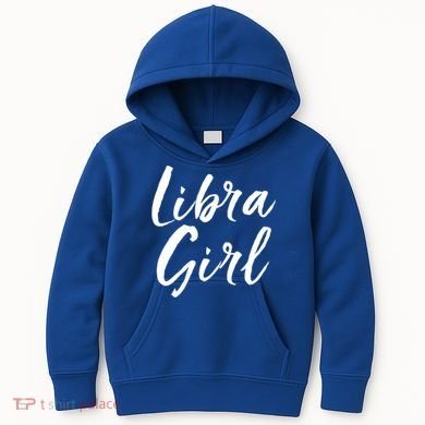 Libra September And October Birthday Gift Gift Kids Hoodie