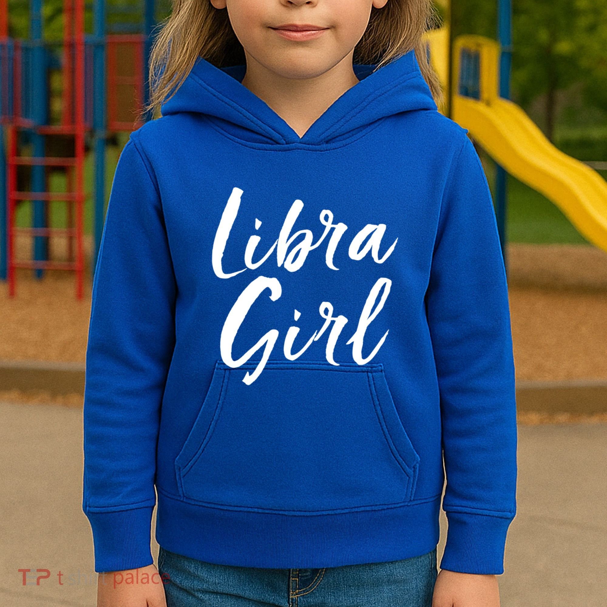 Libra September And October Birthday Gift Gift Kids Hoodie
