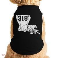Louisiana State Area Code 318 New Orleans Mardi Gras Doggie Tank thumb 0