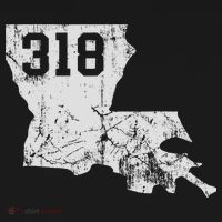 Louisiana State Area Code 318 New Orleans Mardi Gras Apron thumb 3