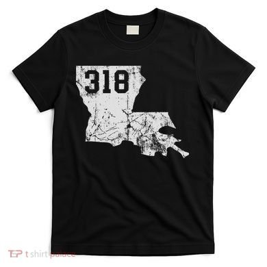 Louisiana State Area Code 318 New Orleans Mardi Gras T-Shirt