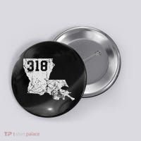 Louisiana State Area Code 318 New Orleans Mardi Gras Button thumb 0