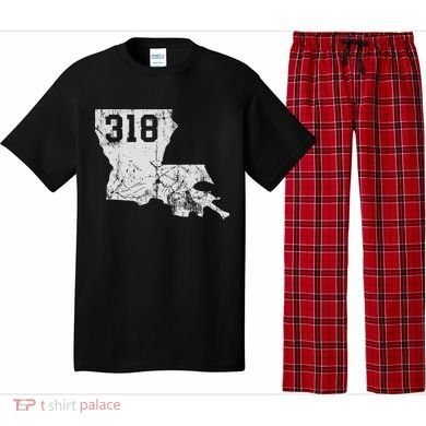 Louisiana State Area Code 318 New Orleans Mardi Gras Pajama Set