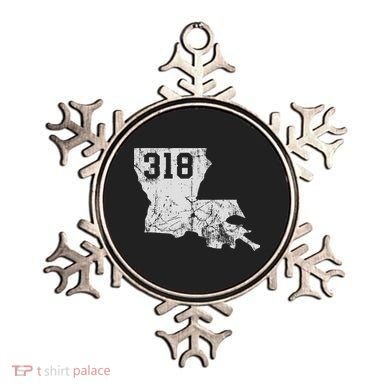 Louisiana State Area Code 318 New Orleans Mardi Gras Ornament