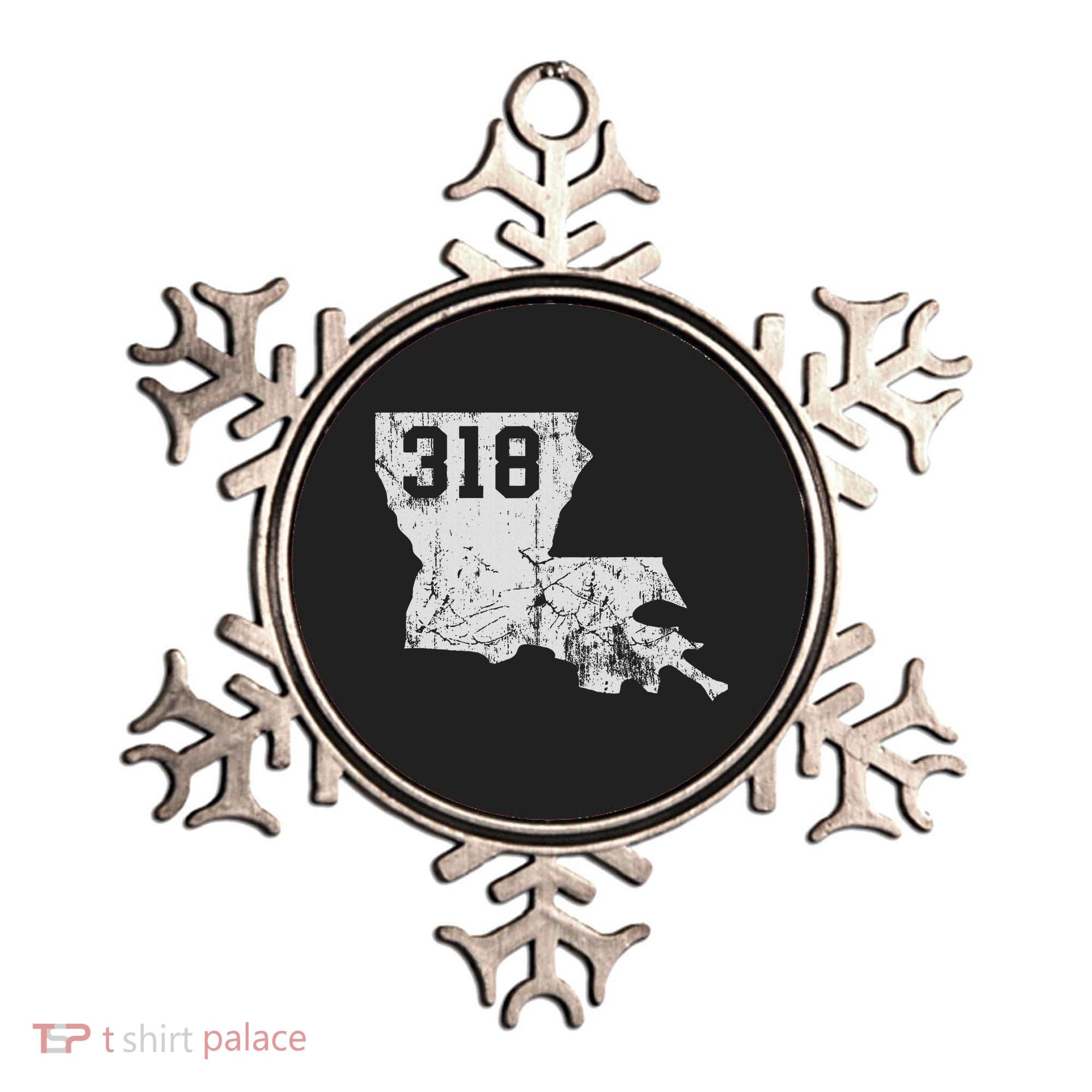 Louisiana State Area Code 318 New Orleans Mardi Gras Ornament