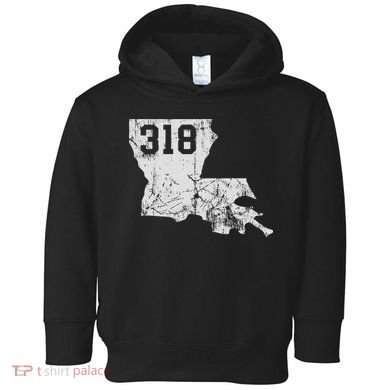 Louisiana State Area Code 318 New Orleans Mardi Gras Toddler Hoodie