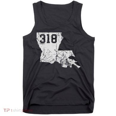 Louisiana State Area Code 318 New Orleans Mardi Gras Tank Top