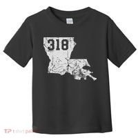 Louisiana State Area Code 318 New Orleans Mardi Gras Toddler T-Shirt thumb 0
