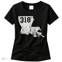 Louisiana State Area Code 318 New Orleans Mardi Gras Women's T-Shirt thumb 0