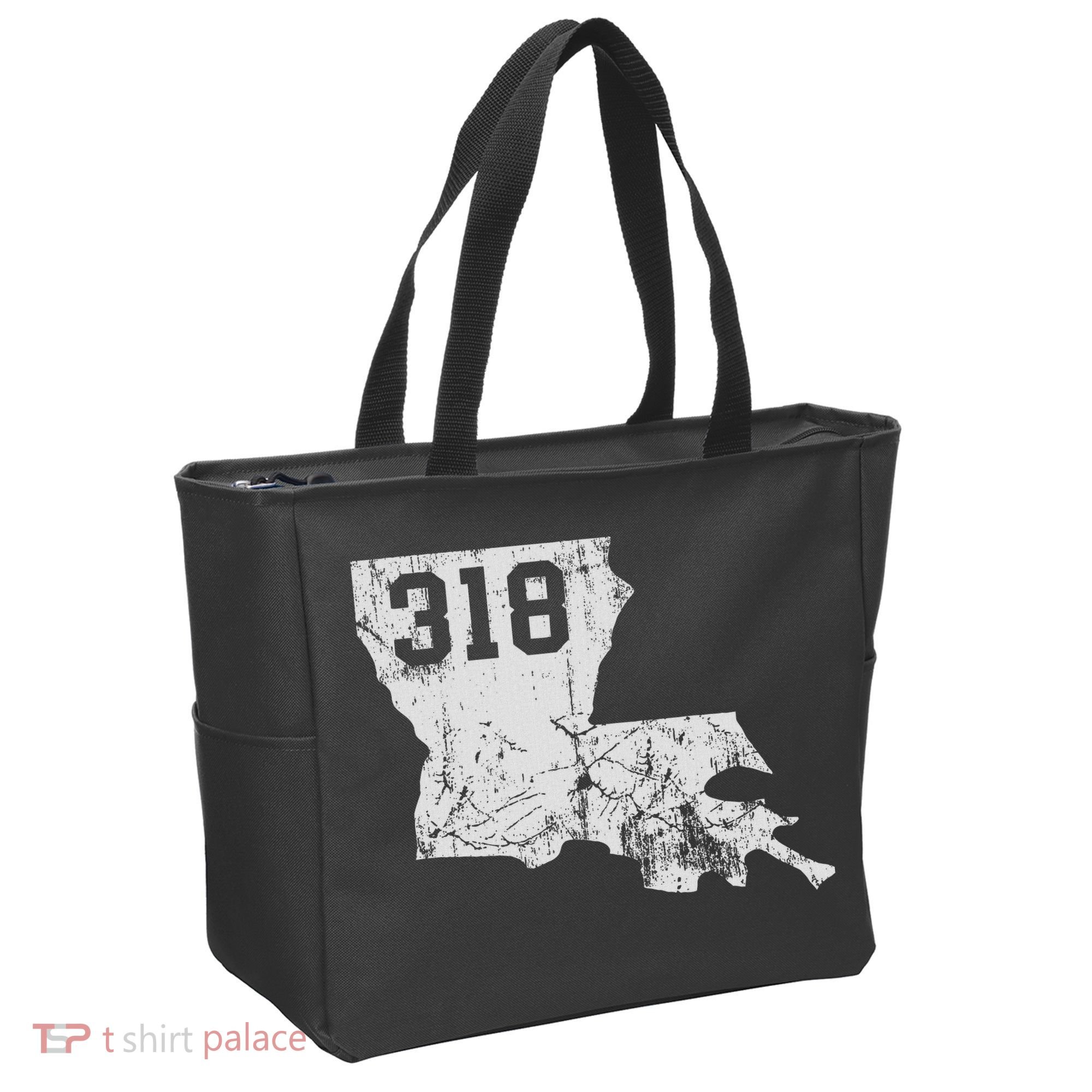 Louisiana State Area Code 318 New Orleans Mardi Gras Tote Bag