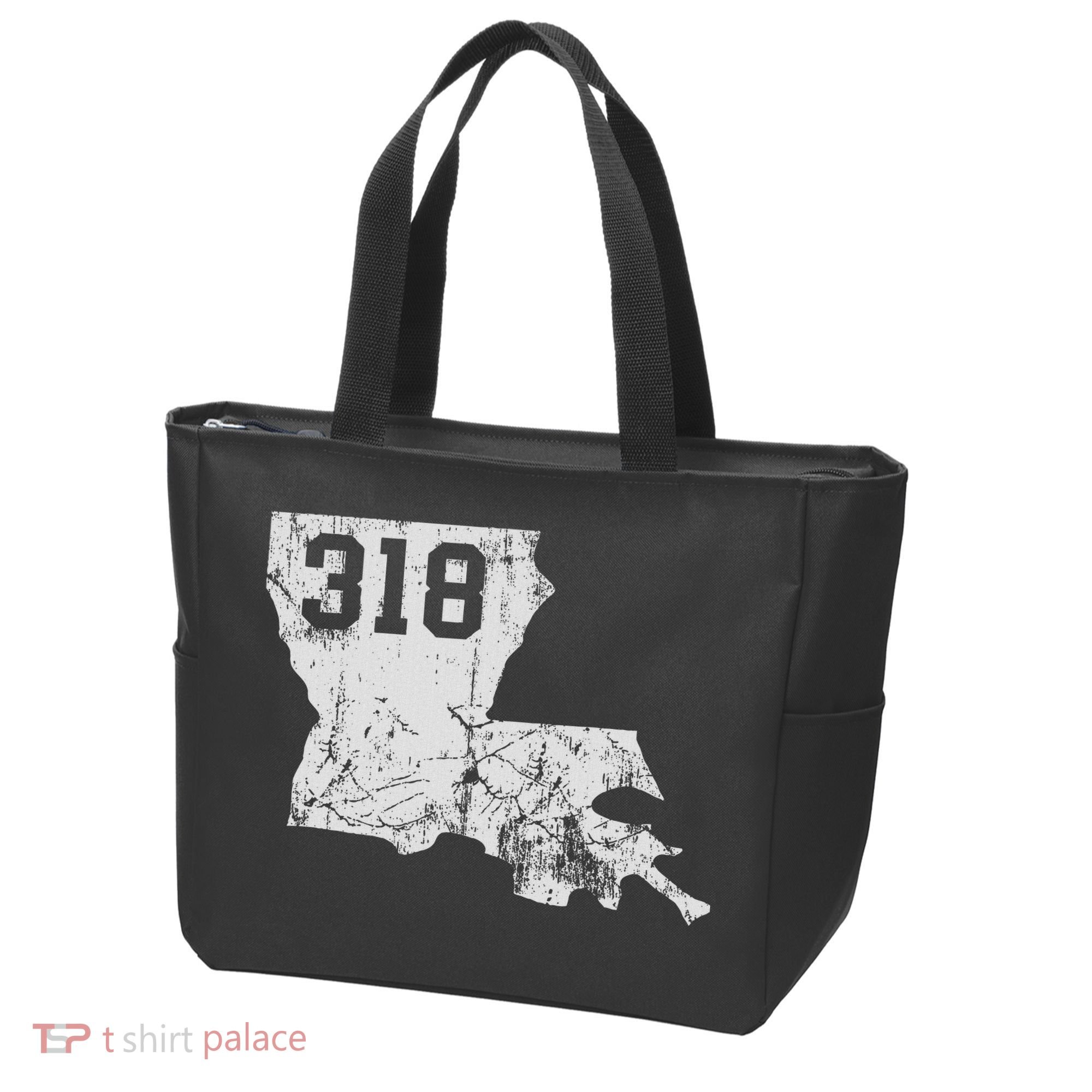 Louisiana State Area Code 318 New Orleans Mardi Gras Tote Bag