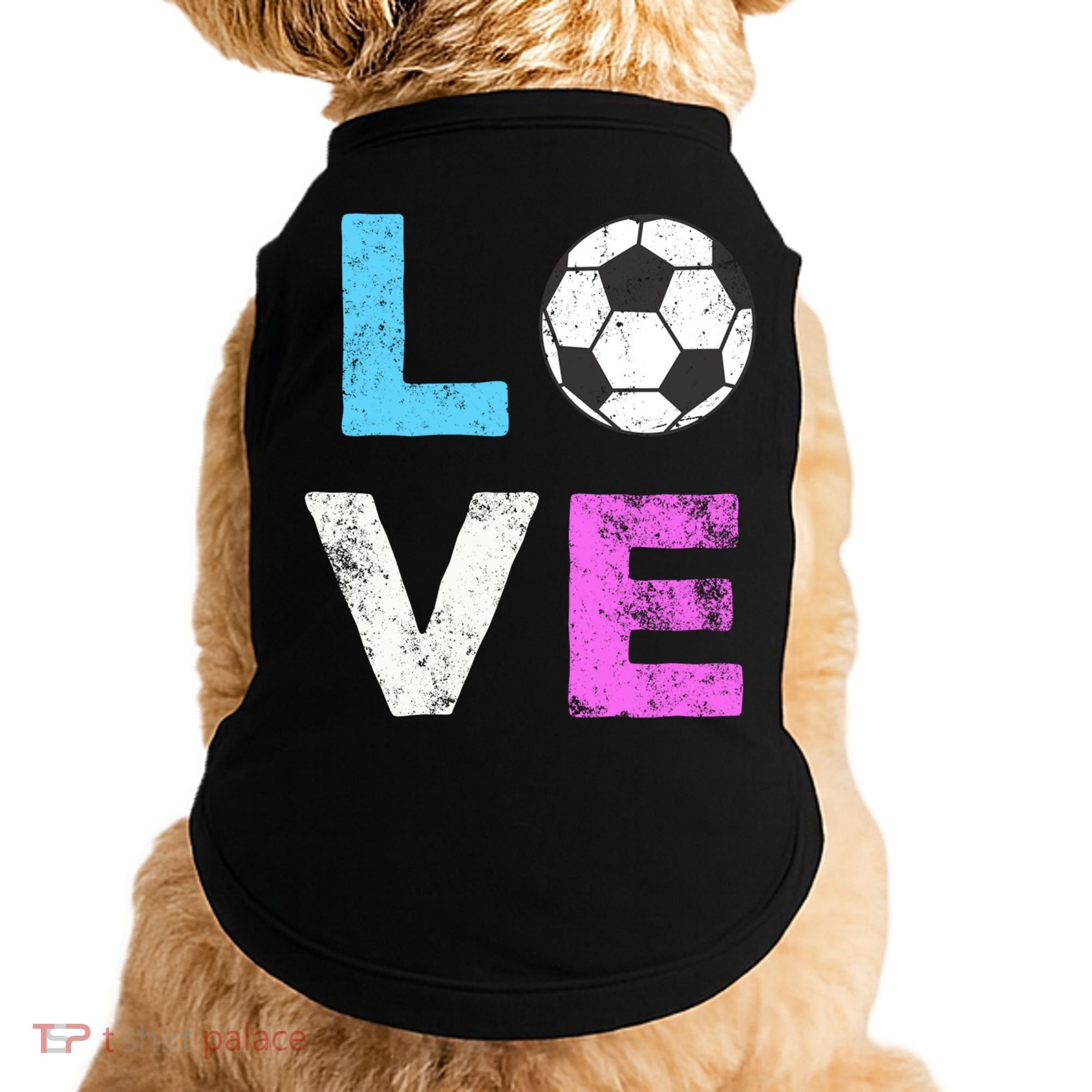 Love Soccer American Team Fan Gift Doggie Tank