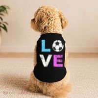 Love Soccer American Team Fan Gift Doggie Tank thumb 2