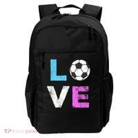 Love Soccer American Team Fan Gift Backpack thumb 0