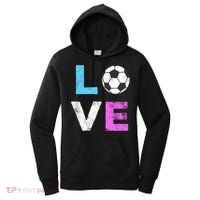 Love Soccer American Team Fan Gift Women's Hoodie thumb 0