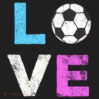 Love Soccer American Team Fan Gift Golf Towel thumb 3