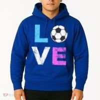 Love Soccer American Team Fan Gift Hoodie thumb 2