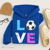 Love Soccer American Team Fan Gift Hoodie thumb 4