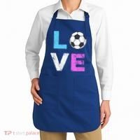 Love Soccer American Team Fan Gift Apron thumb 2