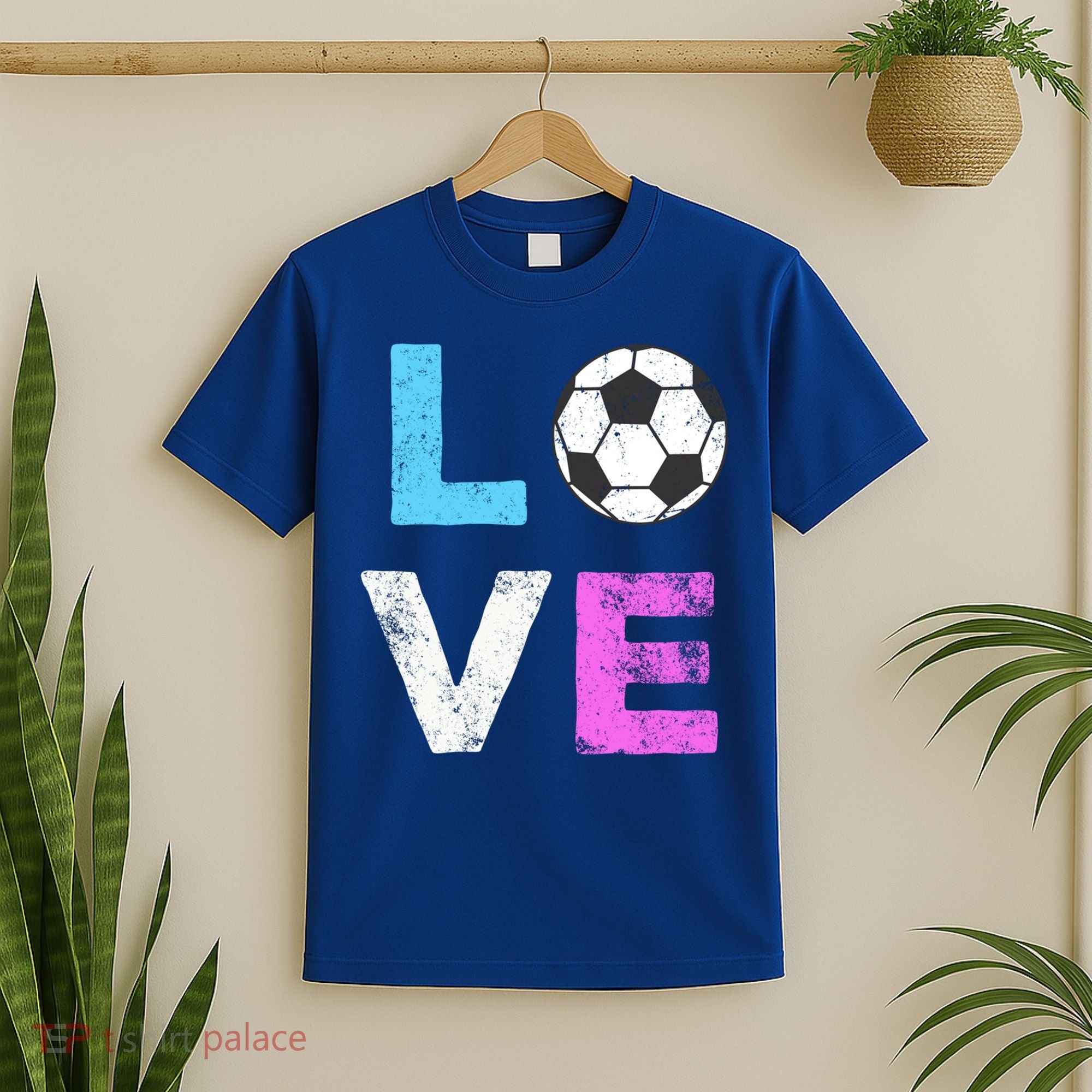Love Soccer American Team Fan Gift T-Shirt