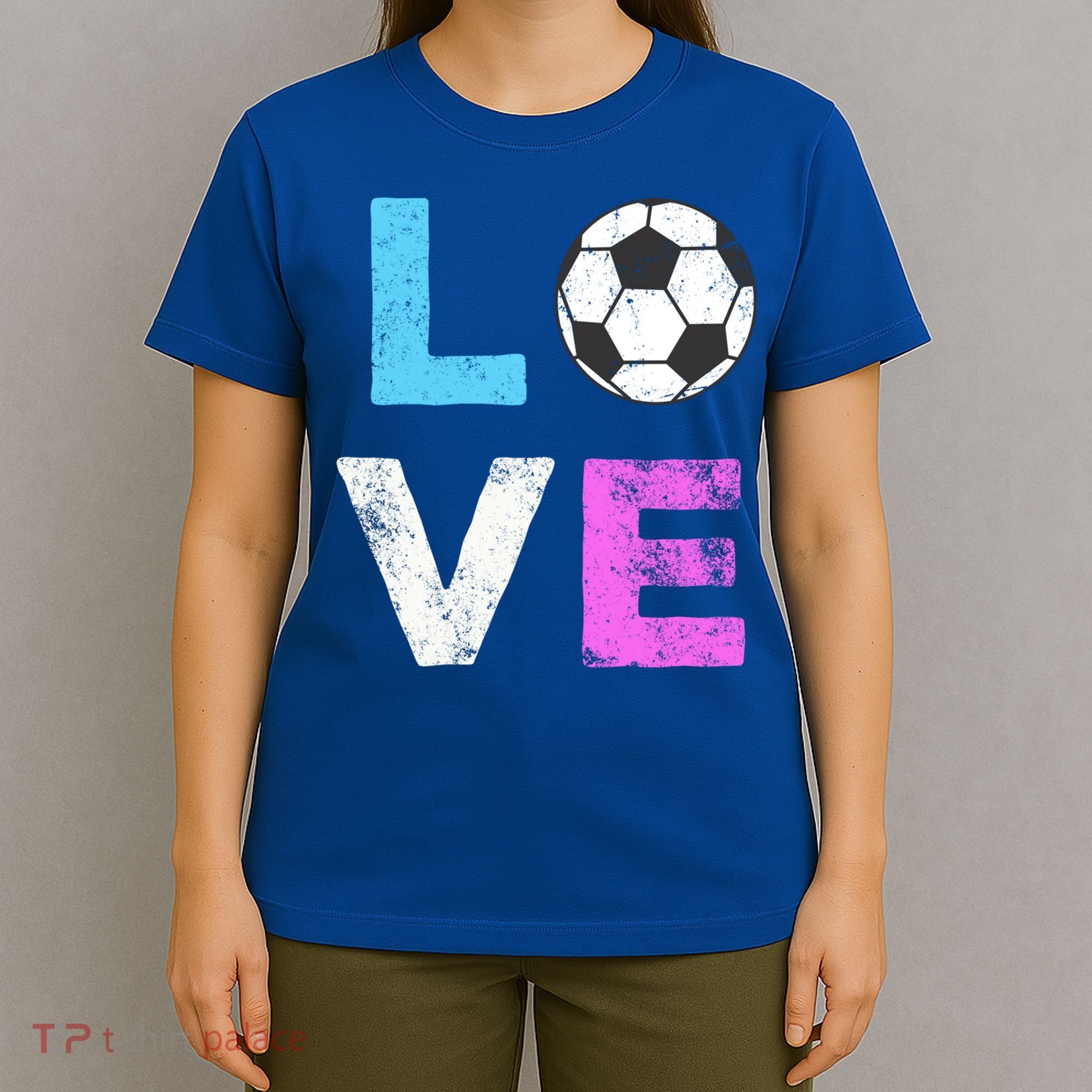 Love Soccer American Team Fan Gift T-Shirt