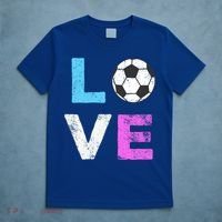 Love Soccer American Team Fan Gift T-Shirt thumb 5