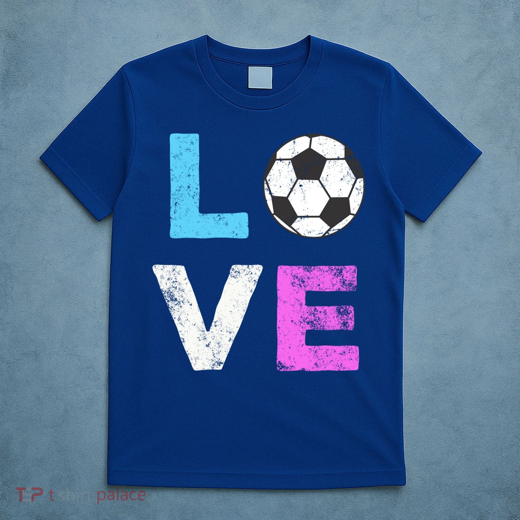 Love Soccer American Team Fan Gift T-Shirt