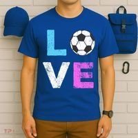 Love Soccer American Team Fan Gift T-Shirt thumb 6