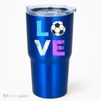 Love Soccer American Team Fan Gift Tumbler thumb 0
