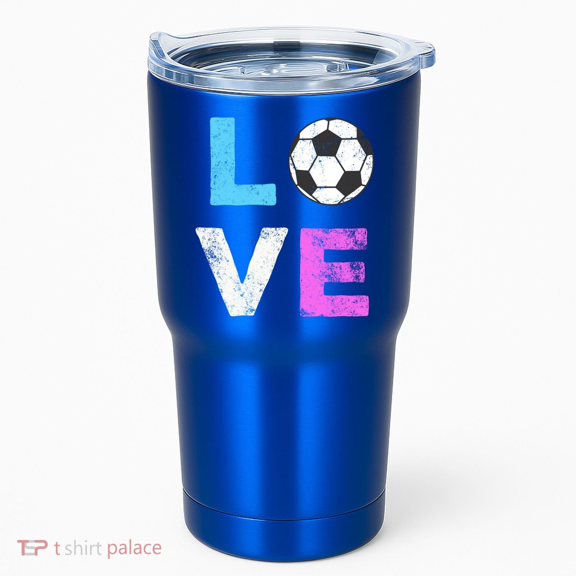 Love Soccer American Team Fan Gift Tumbler