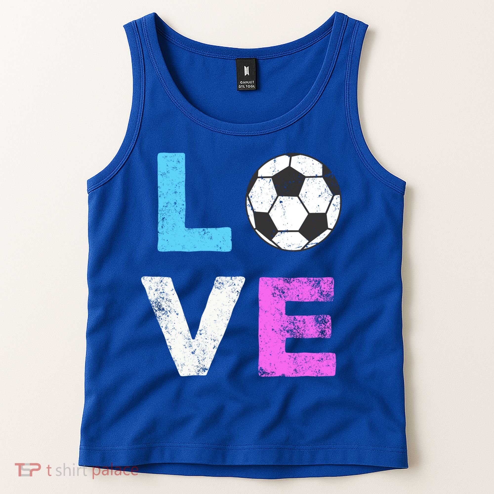 Love Soccer American Team Fan Gift Tank Top